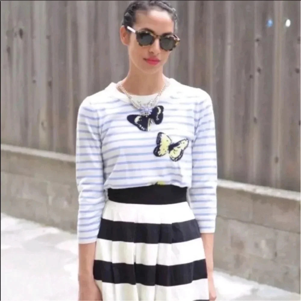 J. Crew | 100% Merino Wool Butterfly Sweater | Flawed Gem Size XS